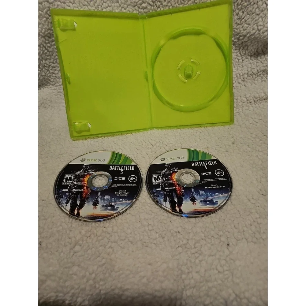 Battlefield 3 (Microsoft Xbox 360,‎ 2011) Tested Working No Manual Free Shipping